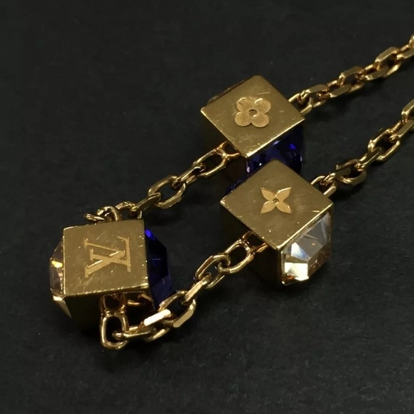 Louis Vuitton Collier Gamble Gold Tone Necklace Women’s - Picture 2 of 8